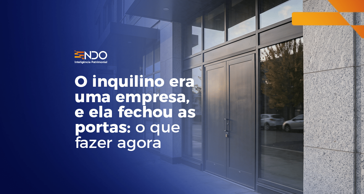 Imóvel comercial com inquilino que encerrou a operação